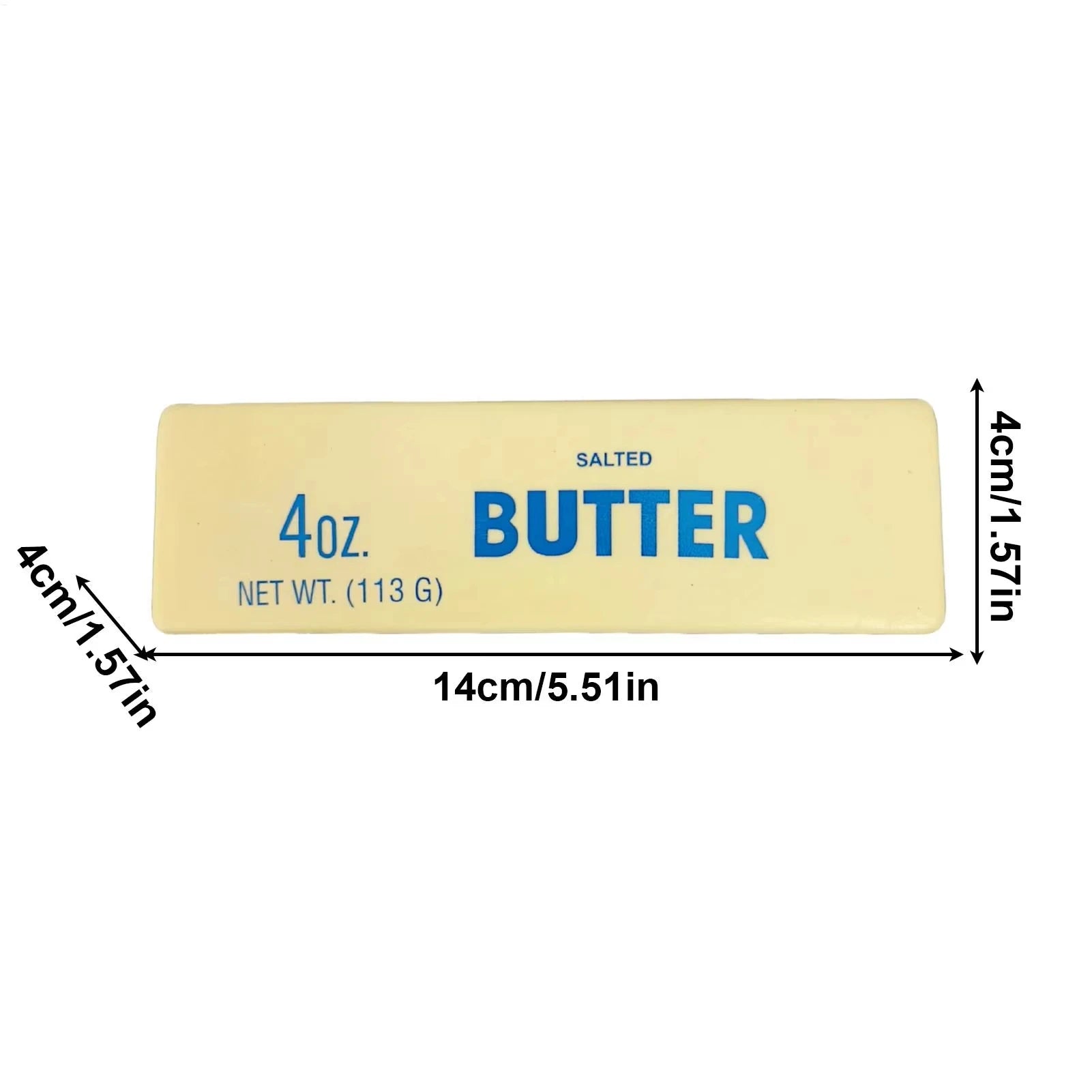 Butter Stick Squishy Fidget Toys Elastic Cheese Stick Funny Squeeze Prank Toy Stress Anxiety Relief Game